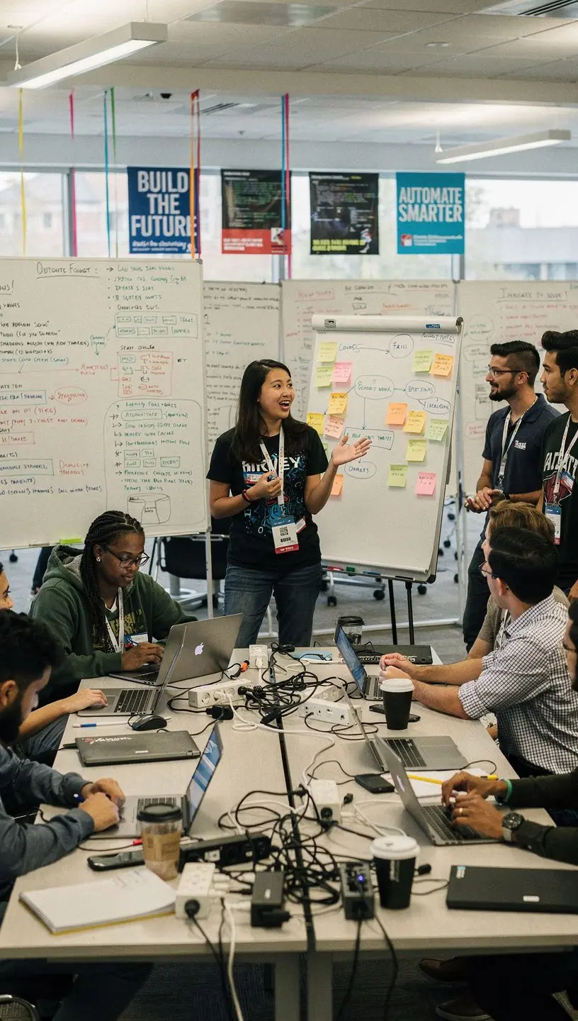 Graph depicting efficiency gains from automation processes