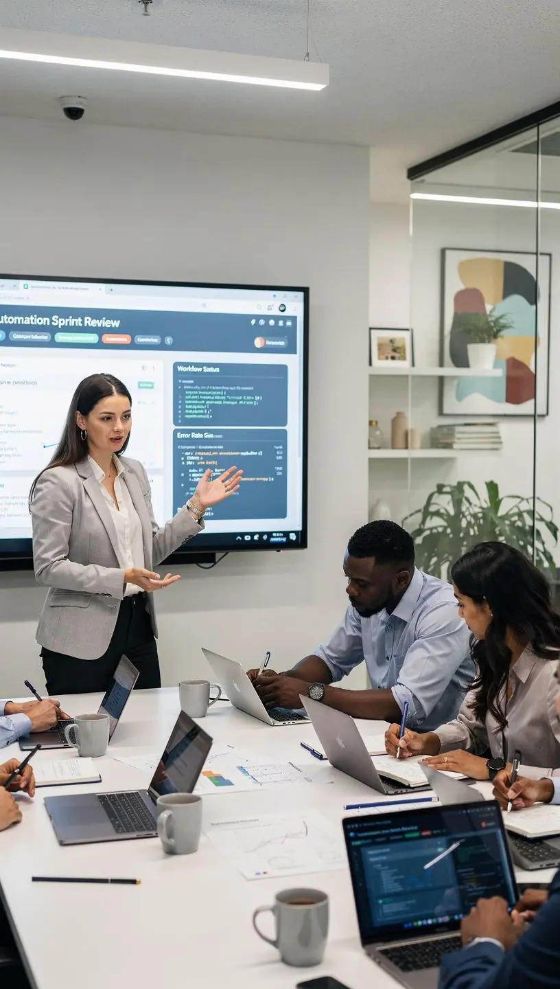 Modern office workspace