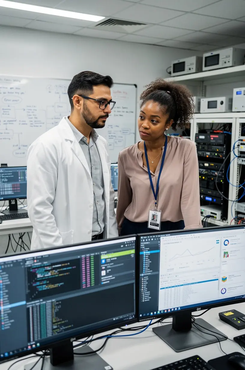 Professional business solutions illustration